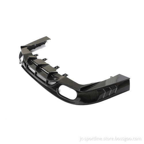 Dry Carbon Fiber X290 Rear Bumper Lip for Mercedes-Benz AMG GT 53 GT 43 4-Door 2019-2020